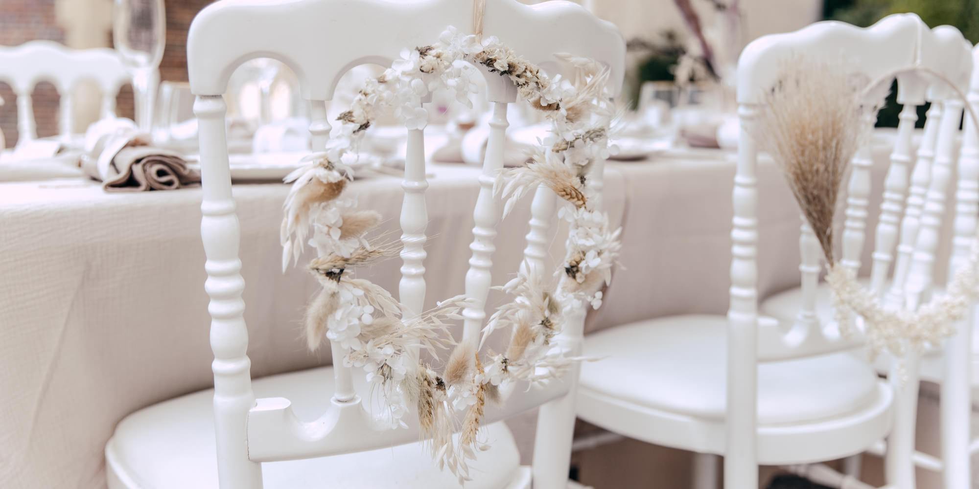 Couronnes Fleurs Séchées